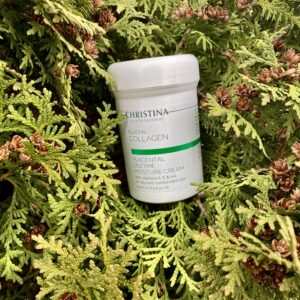 Christina Elastin Collagen Placental Enzyme Moisture Cream with Vitamins A, E & HA, 250 мл